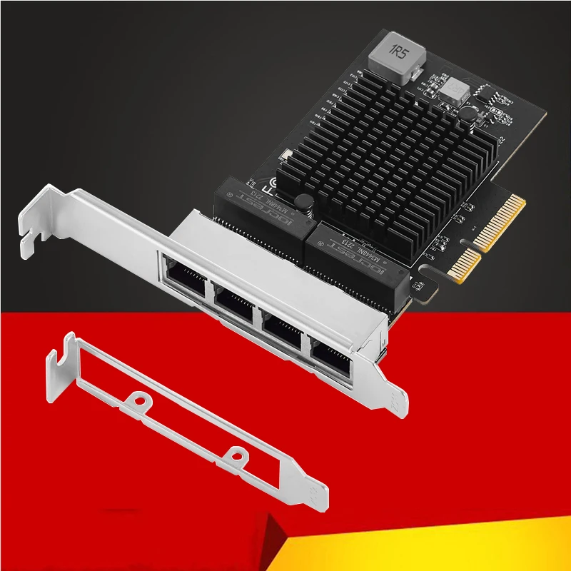 2,5G PCI Express Netowrk карта сервера четырехъядерный гигабитный Ethernet адаптер 4 порта PCIe RJ45 Lan 10/100/1000 Мбит/с чип Realtek 8125b
2,5G PCI Express Netowrk карта сервера четырехъядерный гигабитный Ethernet адаптер 4 порта PCIe RJ45 Lan 10/100/1000 Мбит/с чип Realtek 8125b