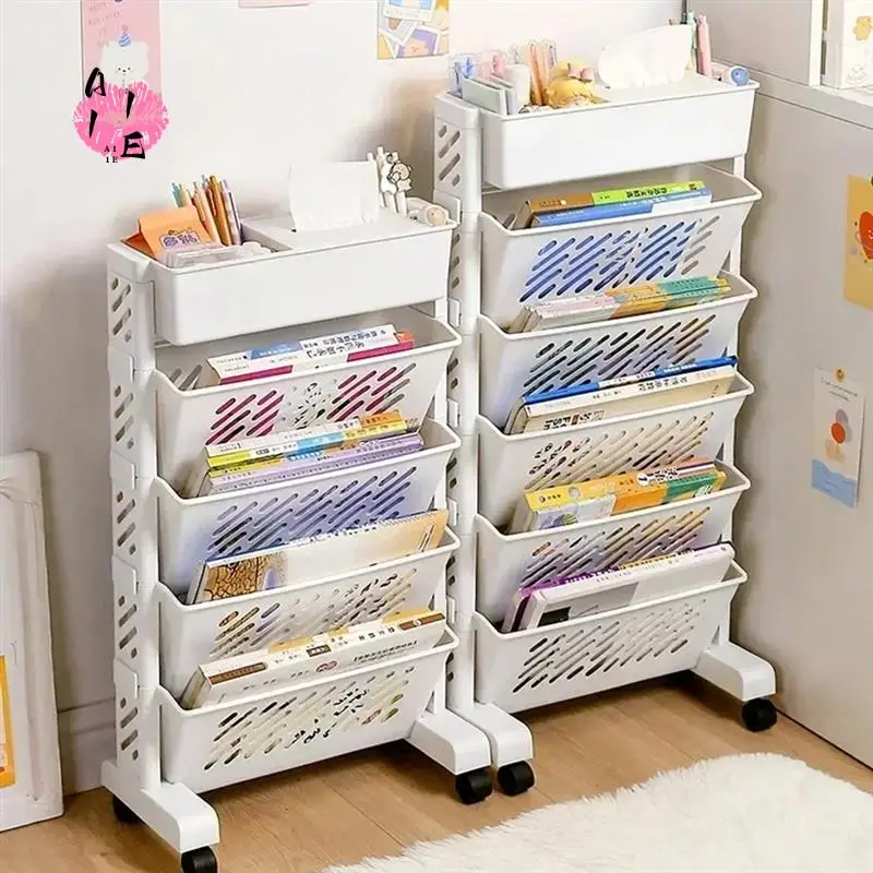 A11E-Storage Racks Bookshelves Movable Multi-Layer Shelves Desktop Storage Baskets
A11E-Storage Racks Bookshelves Movable Multi-Layer Shelves Desktop Storage Baskets