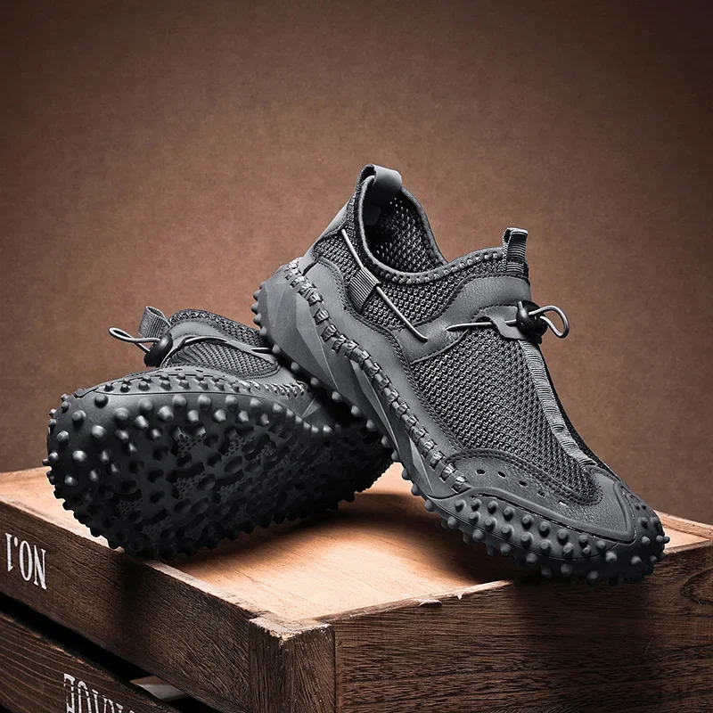 Breathable Handmade Designer Slip on Casual Mens Shoes Thick Sole Hollow Out Sneakers Lightweight Outdoor Flats Moccasins Male
Breathable Handmade Designer Slip on Casual Mens Shoes Thick Sole Hollow Out Sneakers Lightweight Outdoor Flats Moccasins Male