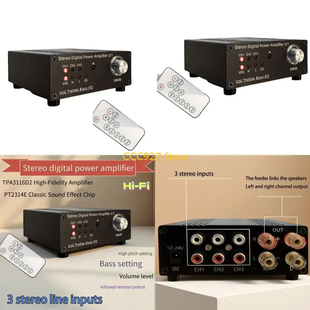 B03F 100 Вт цифровая 3-входовая выносная алюминиевая конструкция
B03F 100 Вт цифровая 3-входовая выносная алюминиевая конструкция