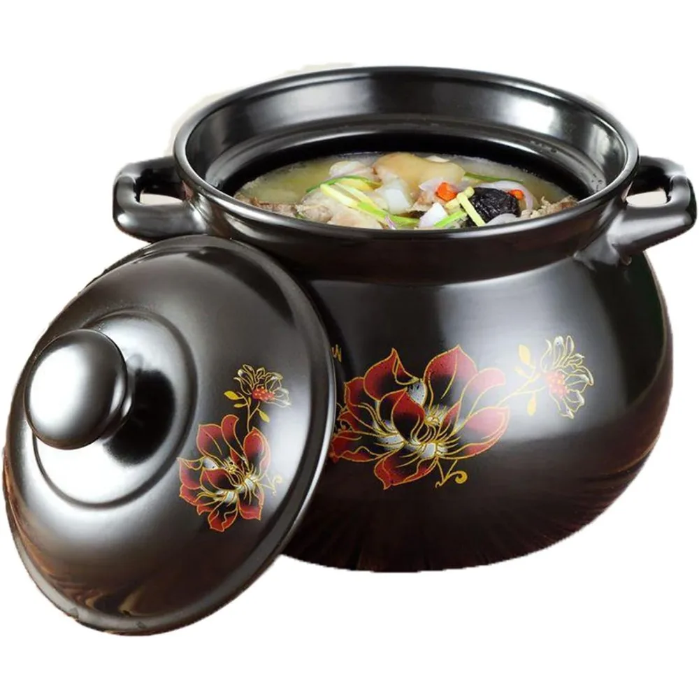 Casserole ceramic pot With Lid Heat-Resistant Hot Pot Clay Pots, Chinese Ceramic Stockpot Stewpot Casserole Cooking Pot Heat Res
Casserole ceramic pot With Lid Heat-Resistant Hot Pot Clay Pots, Chinese Ceramic Stockpot Stewpot Casserole Cooking Pot Heat Res