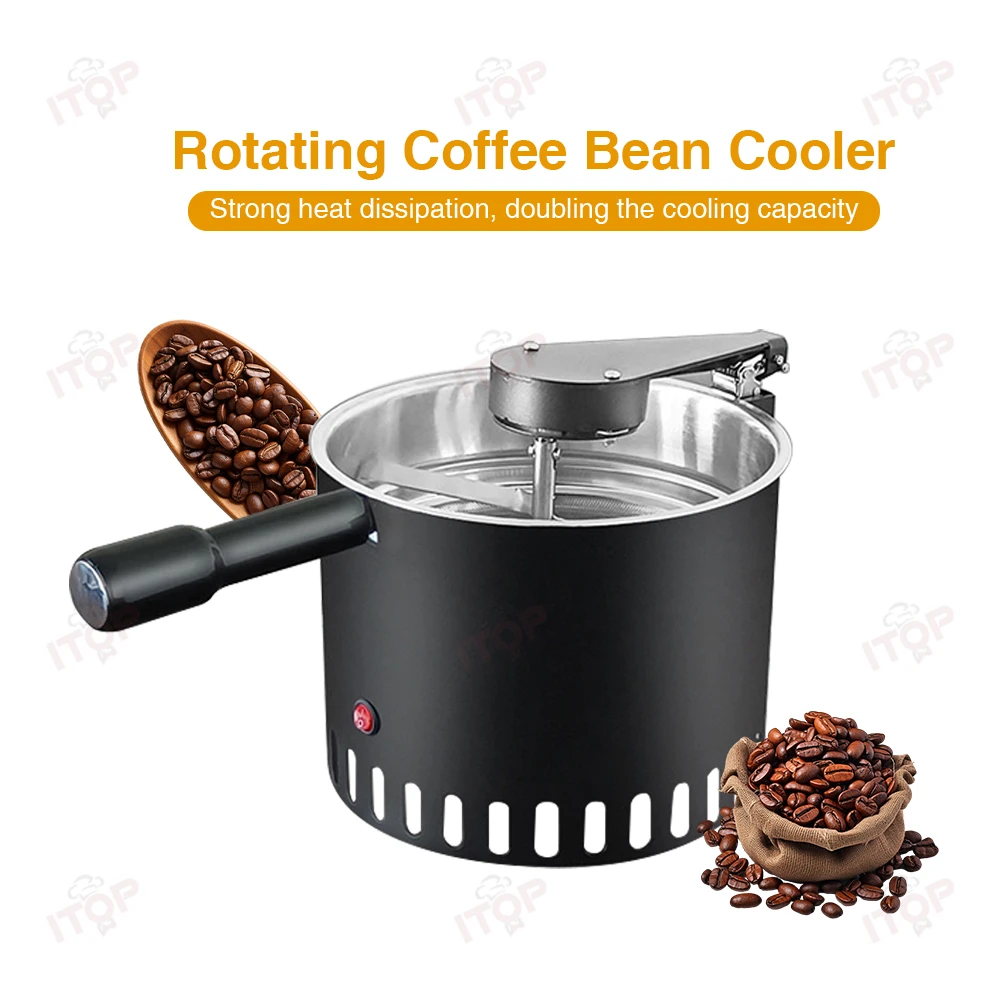 ITOP CBC2 Coffee Bean Rotating Cooler 600g Capacity 2-minute Rapid Fan Cooling Double Layer Sieve Separates Chaff
ITOP CBC2 Coffee Bean Rotating Cooler 600g Capacity 2-minute Rapid Fan Cooling Double Layer Sieve Separates Chaff