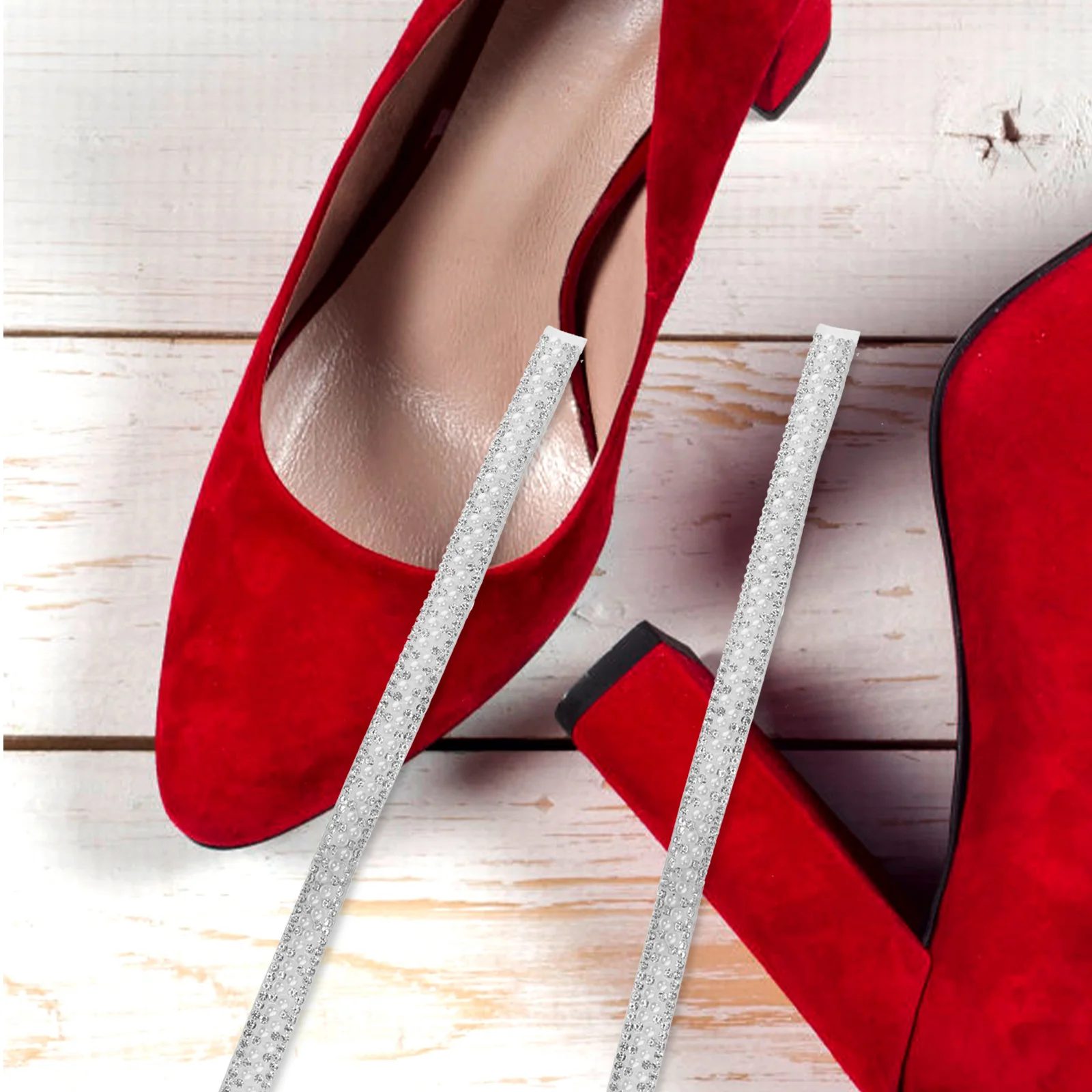 2 Rolls Self Adhesive Rhinestone Pearl Trim Strips Bling Ribbon for Wedding Dress Shoes Bags DIY Decoration Rhinestone Strips
2 Rolls Self Adhesive Rhinestone Pearl Trim Strips Bling Ribbon for Wedding Dress Shoes Bags DIY Decoration Rhinestone Strips