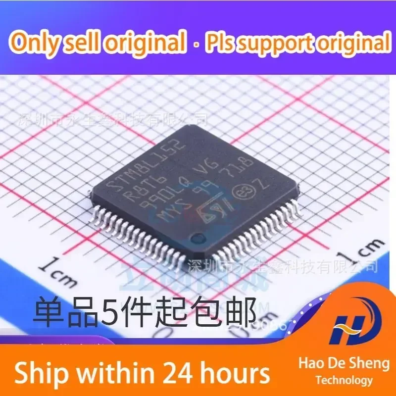 10PCS/LOT STM8L152R8T6 LQFP64 STM8L152R8T6C MCU STMicroelectronics New Original In Stock
10PCS/LOT STM8L152R8T6 LQFP64 STM8L152R8T6C MCU STMicroelectronics New Original In Stock