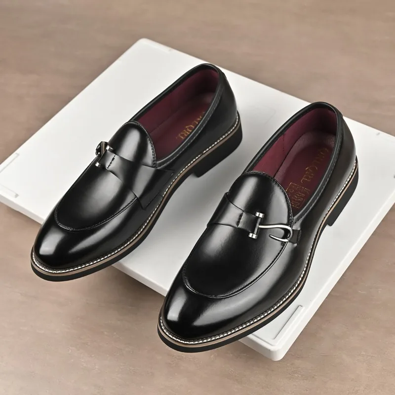 Men Shoes Luxury Business Dress Shoes British Style Men Casual Leather Shoe Classic Slip on Loafers Formal Shoes Large Size39-48
Men Shoes Luxury Business Dress Shoes British Style Men Casual Leather Shoe Classic Slip on Loafers Formal Shoes Large Size39-48