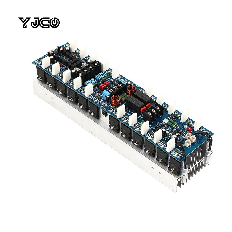 YJCO 1000W*2 High Power HIFI Dual Channel Stage Amplifier Board 5200/1943 Transistors Professional Audio Power Amplifier Board
YJCO 1000W*2 High Power HIFI Dual Channel Stage Amplifier Board 5200/1943 Transistors Professional Audio Power Amplifier Board