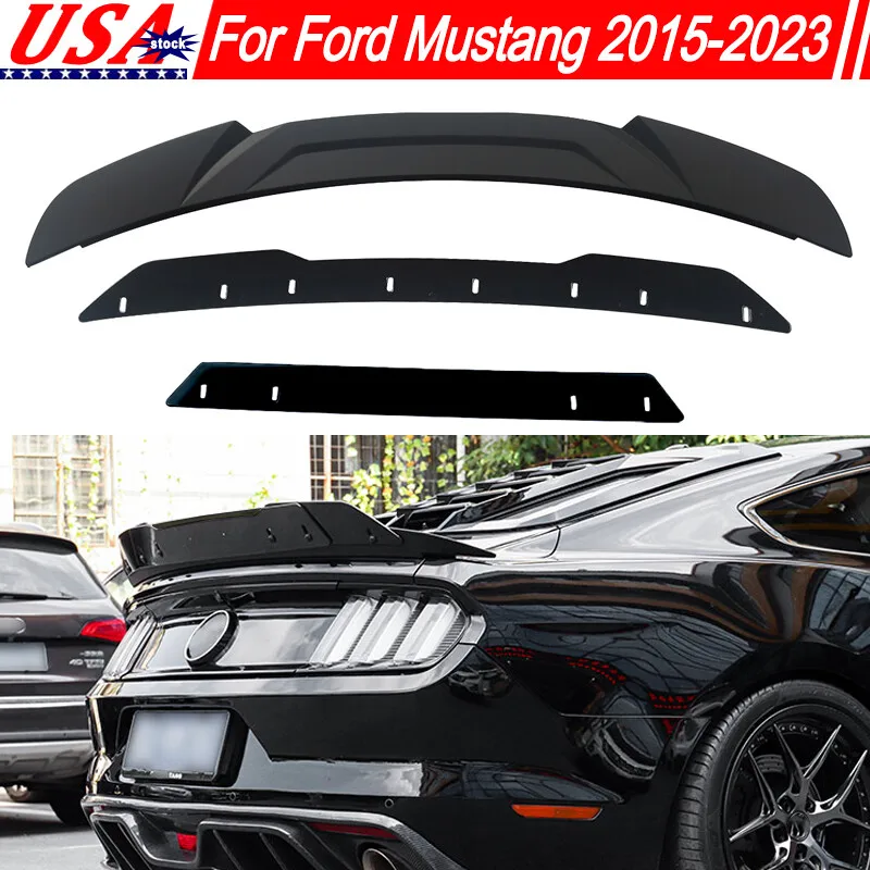 Rear Spoilers Lip Fits For Ford Mustang GT 2-door 2015-2023 Highkick Wicker Bill Rear Trunk Spoiler Gray Black 3pcs Auto Parts
Rear Spoilers Lip Fits For Ford Mustang GT 2-door 2015-2023 Highkick Wicker Bill Rear Trunk Spoiler Gray Black 3pcs Auto Parts