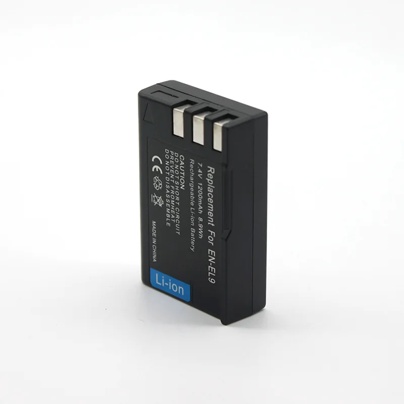 1250mAh EN-EL9 EN-EL9a Rechargeable Battery For Nikon D5000 D3000 D60 D40 D40X Carema Li-ion Battery Charger
1250mAh EN-EL9 EN-EL9a Rechargeable Battery For Nikon D5000 D3000 D60 D40 D40X Carema Li-ion Battery Charger