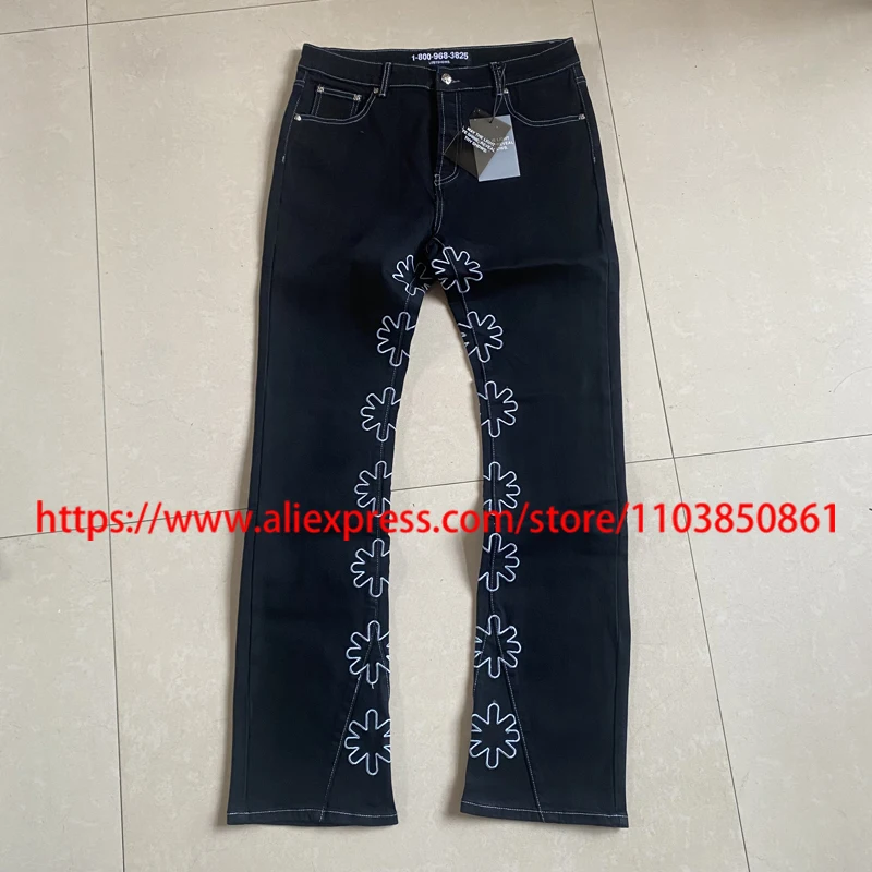 Fashionable Street Trend LOST SHDWS Jeans High Quality Embroidery Logo Pattern Retro Casual LOST SHDWS Slim-fit Pants
Fashionable Street Trend LOST SHDWS Jeans High Quality Embroidery Logo Pattern Retro Casual LOST SHDWS Slim-fit Pants