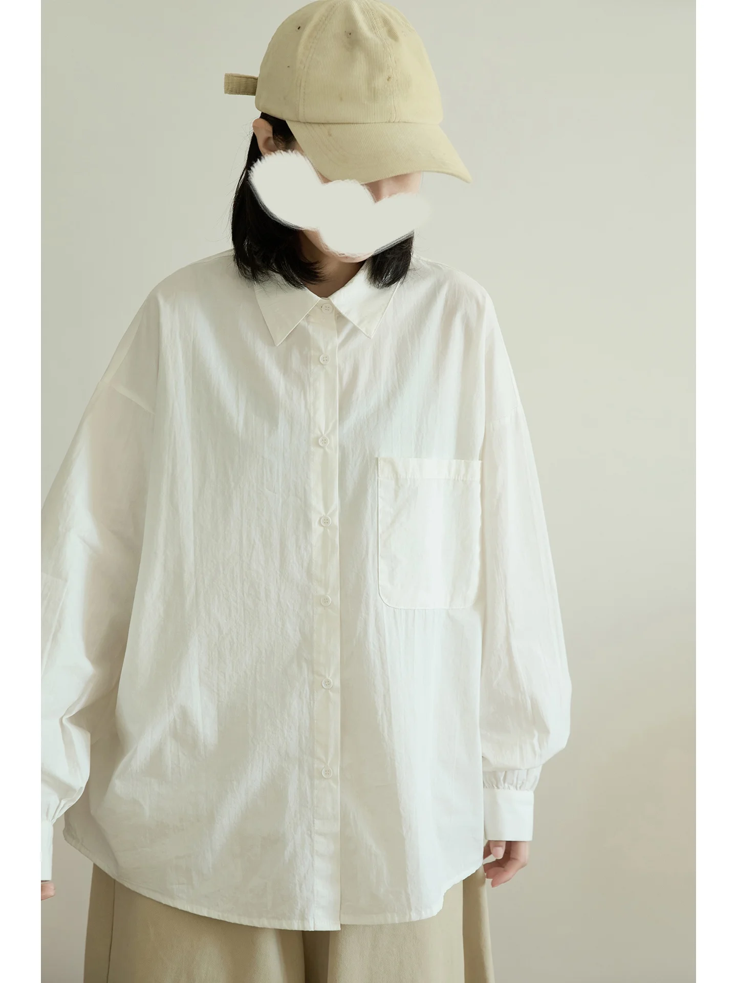 Loose Fit Long Sve Pure Color irt Spring 2026 New Arrival Meat Concealing Button up Salt System Neutral Sle Women's Co...
Loose Fit Long Sve Pure Color irt Spring 2026 New Arrival Meat Concealing Button up Salt System Neutral Sle Women's Co...