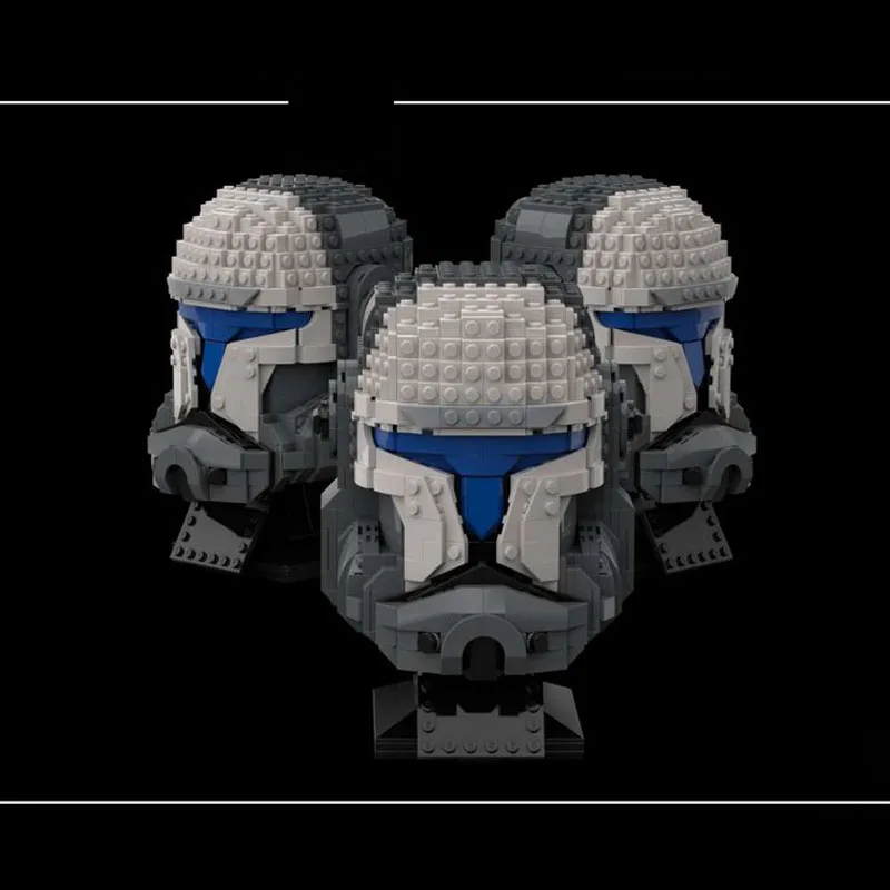 847PCS MOC Science Fiction Movie (STAR BATTLE) Clone Commando Scorch Helmet Series Building Blocks Model Festival Children Gift
847PCS MOC Science Fiction Movie (STAR BATTLE) Clone Commando Scorch Helmet Series Building Blocks Model Festival Children Gift