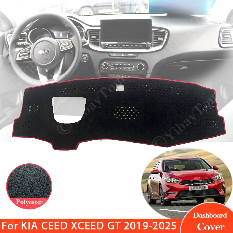For KIA CEED XCEED GT 2019 ~ 2025 Liner Anti-UV Mat Dashboard Cover Pad Sunshade Dashmat Carpet Protect Car Accessories Rug 2024
For KIA CEED XCEED GT 2019 ~ 2025 Liner Anti-UV Mat Dashboard Cover Pad Sunshade Dashmat Carpet Protect Car Accessories Rug 2024