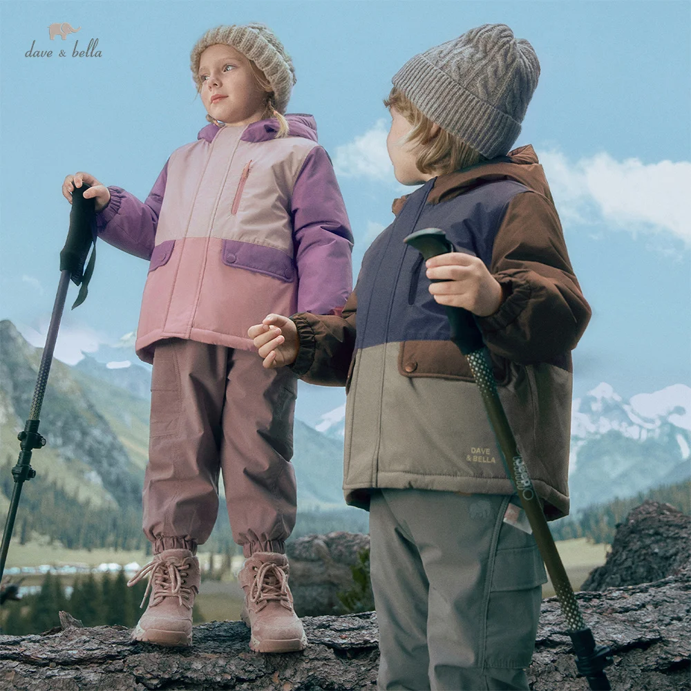 Детское пальто с капюшоном Dave Bella, зимняя теплая толстая непромокаемая куртка для мальчиков и девочек, верхняя одежда для прогулок, детская одежда DB4254596
Детское пальто с капюшоном Dave Bella, зимняя теплая толстая непромокаемая куртка для мальчиков и девочек, верхняя одежда для прогулок, детская одежда DB4254596