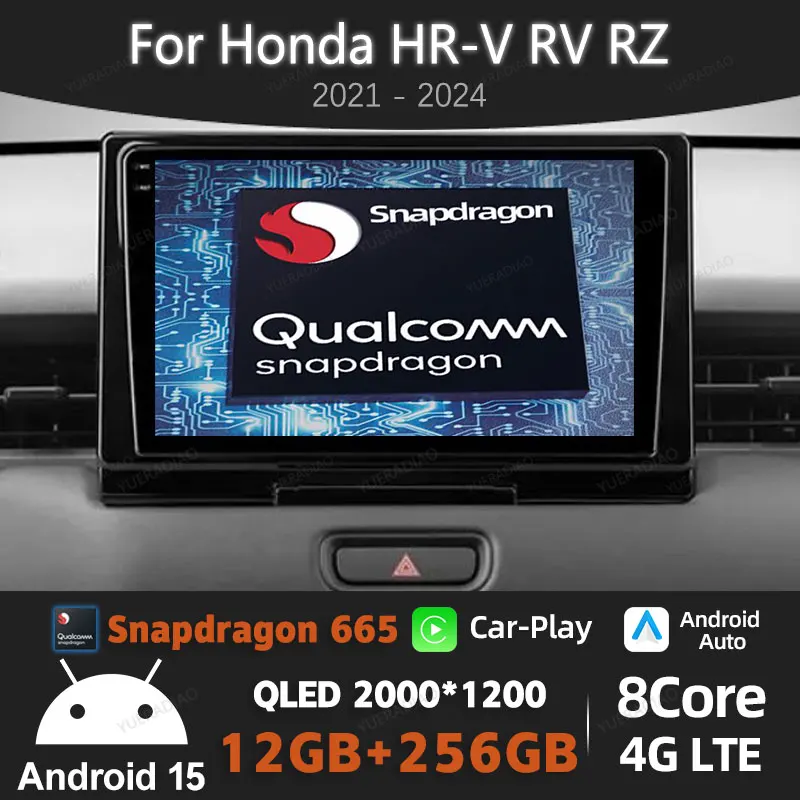 Android 15 Car Radio For Honda HR-V RV RZ 2021 Multimedia Video Player 4G WIFI GPS NAVI Qualcomm BT Head Unit 2DIN QLED LTE 5G 
Android 15 Car Radio For Honda HR-V RV RZ 2021 Multimedia Video Player 4G WIFI GPS NAVI Qualcomm BT Head Unit 2DIN QLED LTE 5G
