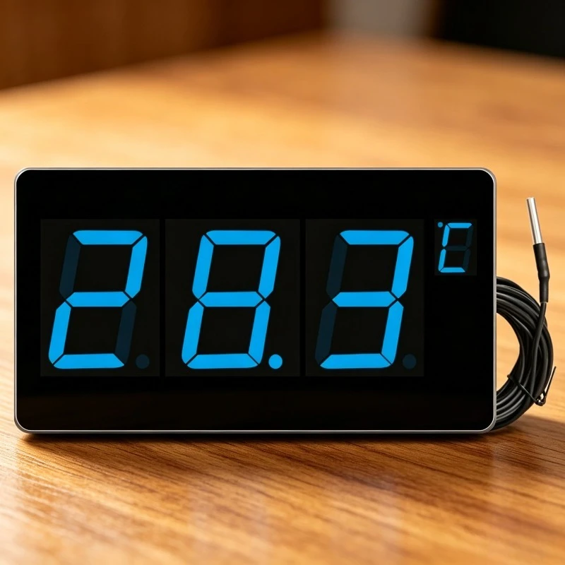 High Precision Waterproof Digital Thermometer for Pool Home Sauna with Probe 3m Cable
High Precision Waterproof Digital Thermometer for Pool Home Sauna with Probe 3m Cable