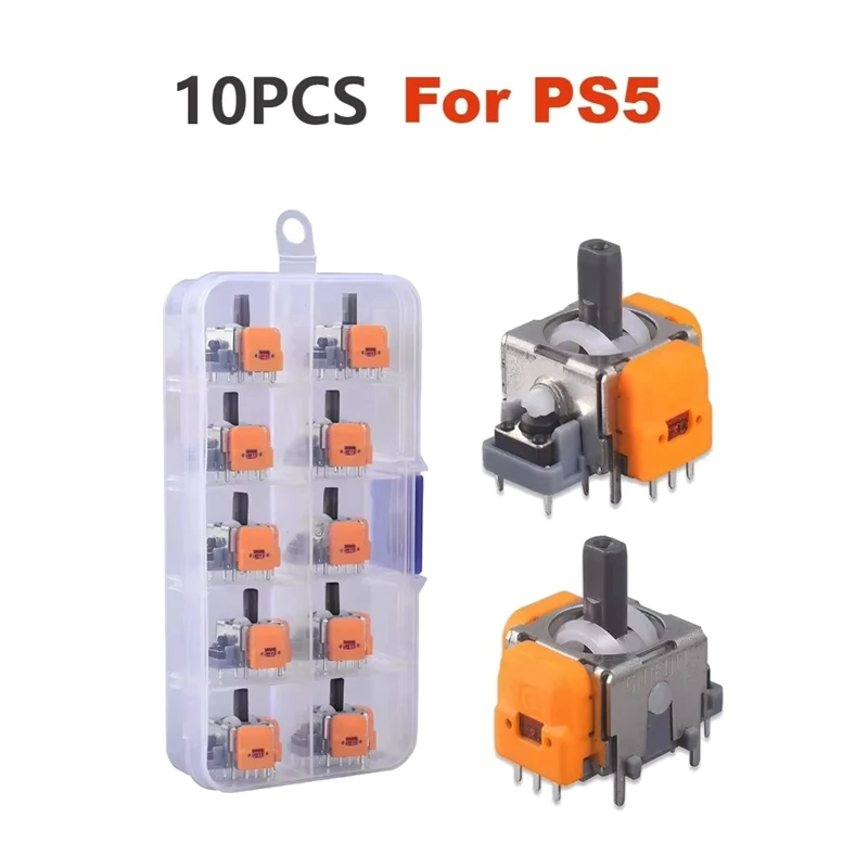 10PCS Hall Electromagnetic Joystick For PS5 Gamepad Repair Parts Joystick Module No Drifting Thumbsticks
10PCS Hall Electromagnetic Joystick For PS5 Gamepad Repair Parts Joystick Module No Drifting Thumbsticks