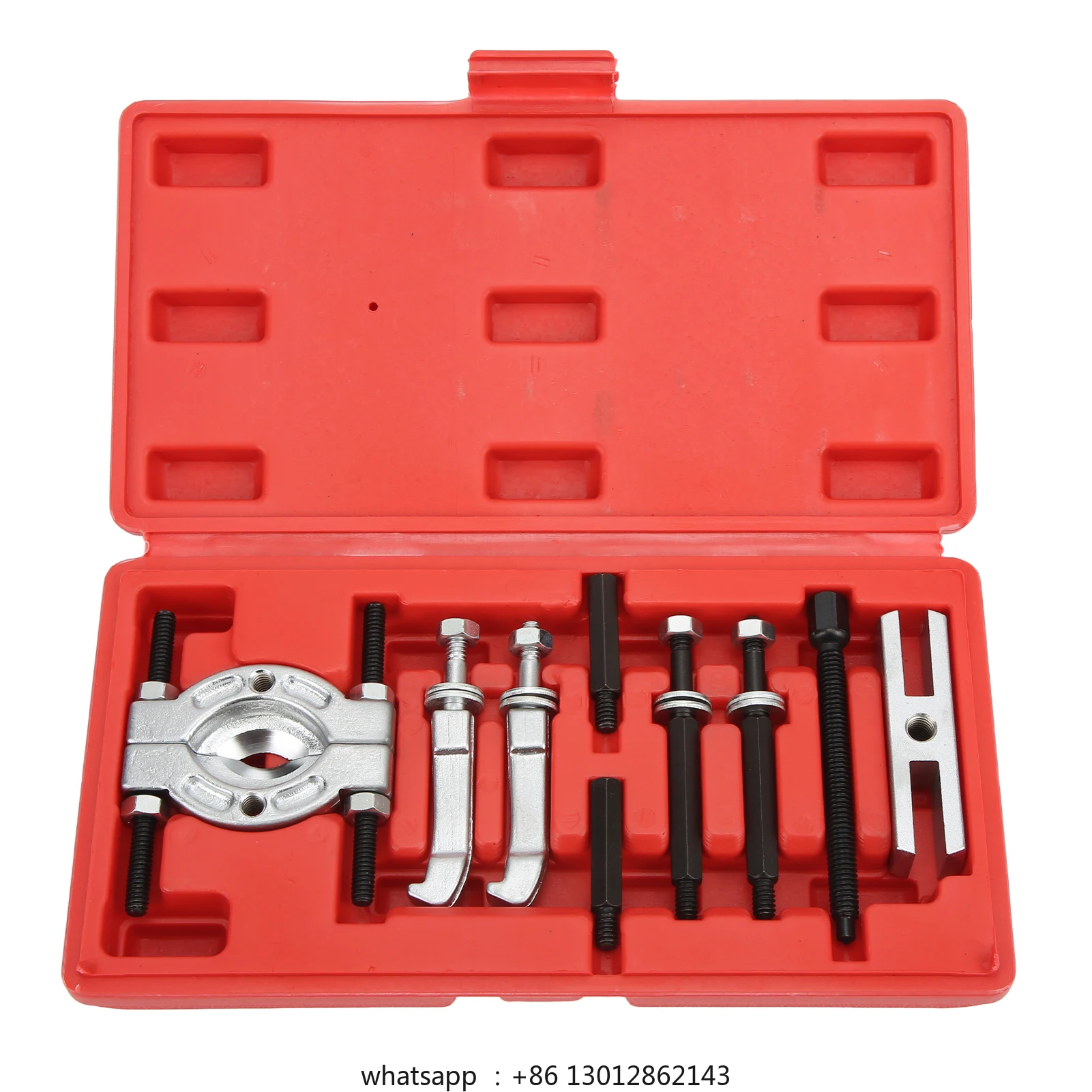 9Pcs/Set Practical Bearing Puller Separator Car Bearing Removal Tool Puller with Box Auto Internal Bearing Puller Kits
9Pcs/Set Practical Bearing Puller Separator Car Bearing Removal Tool Puller with Box Auto Internal Bearing Puller Kits