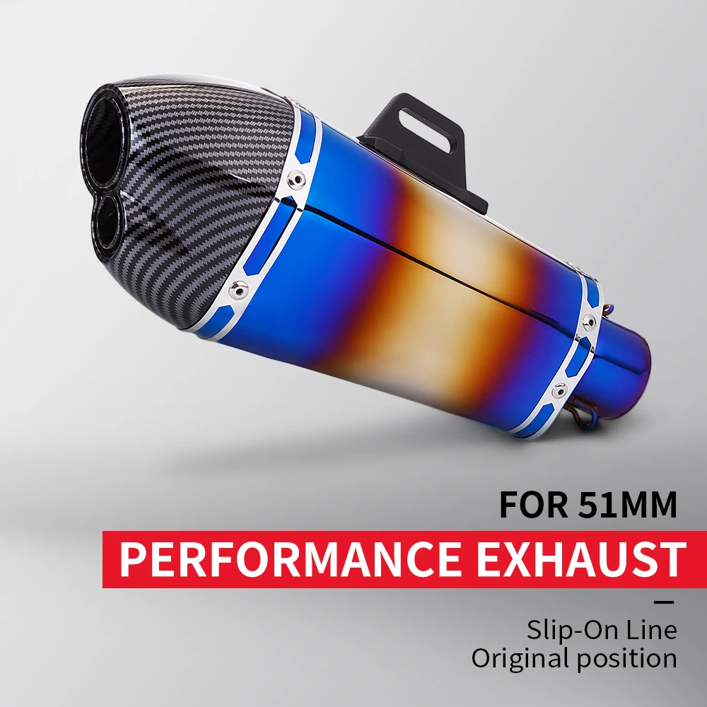 High quality, Modified off-road motorcycle exhaust silencer, universal silencer, 51MM
High quality, Modified off-road motorcycle exhaust silencer, universal silencer, 51MM