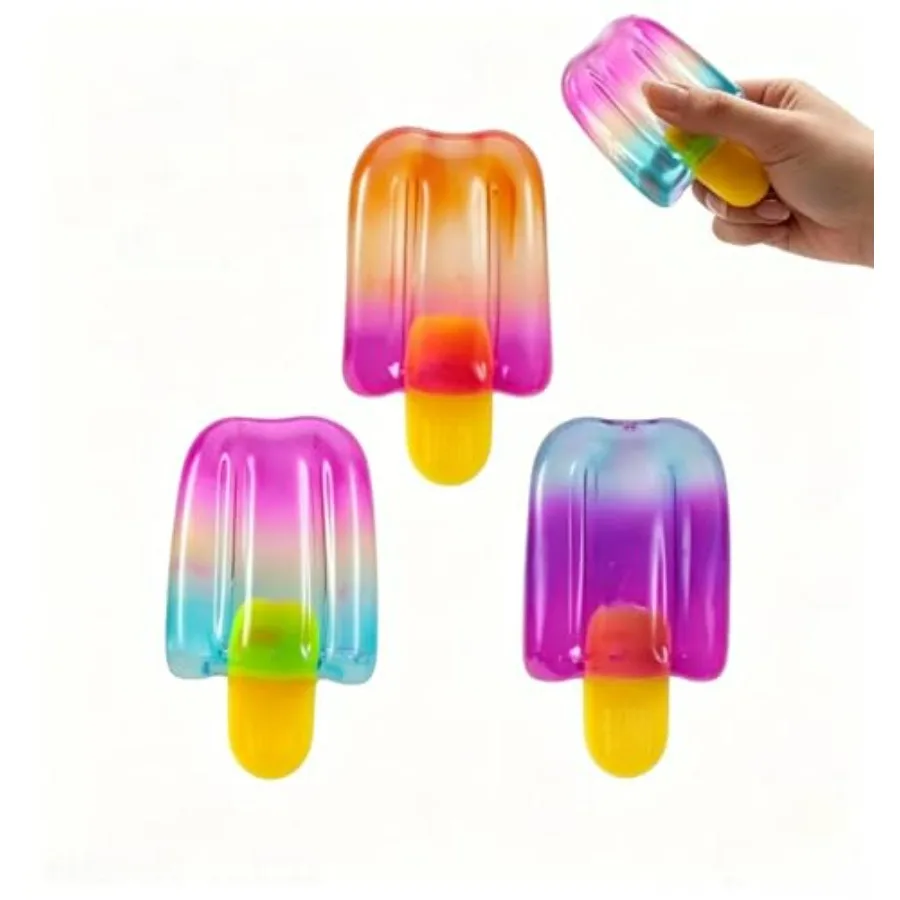 Ice Cream Squeeze Stress Relief Toy, Summer Sensory Stress Reduction, Anxiety Relief, Suitable for Everyone, Pack of 3
Ice Cream Squeeze Stress Relief Toy, Summer Sensory Stress Reduction, Anxiety Relief, Suitable for Everyone, Pack of 3