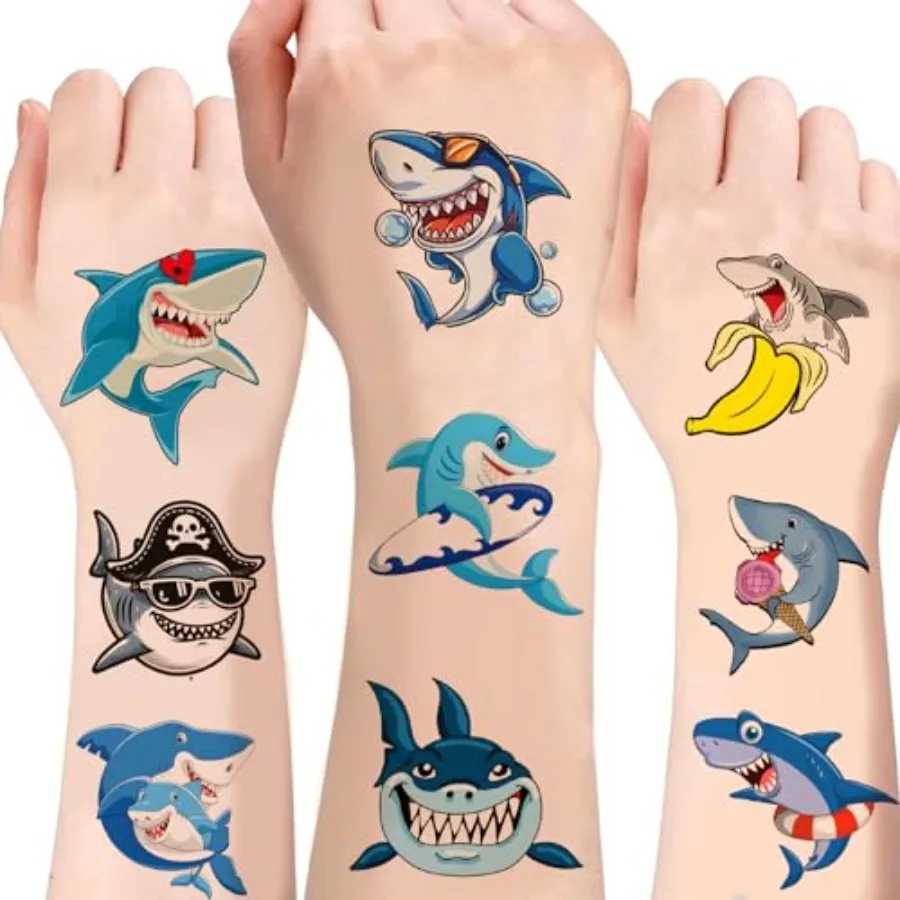 Limited-time special offer 00Sheets Shark Temporary Tattoos Birthday Themed Party Supplies Decoration Favors Cartoon Shark Stic
Limited-time special offer 00Sheets Shark Temporary Tattoos Birthday Themed Party Supplies Decoration Favors Cartoon Shark Stic