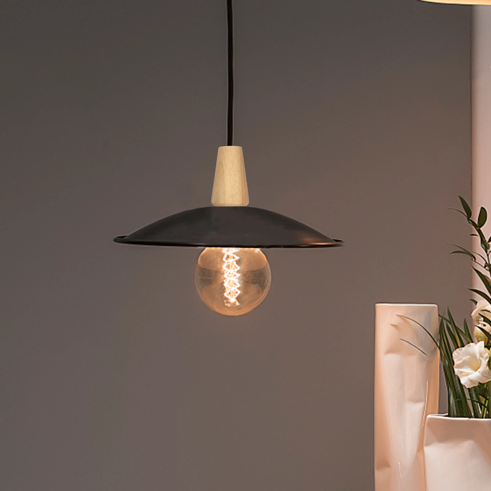 Solid Wood Lamp Cup E27 Light Bulb Base Pendant Lamp Holder Decking Lights Color Hanging Socket Replacement Wooden Fitting
Solid Wood Lamp Cup E27 Light Bulb Base Pendant Lamp Holder Decking Lights Color Hanging Socket Replacement Wooden Fitting