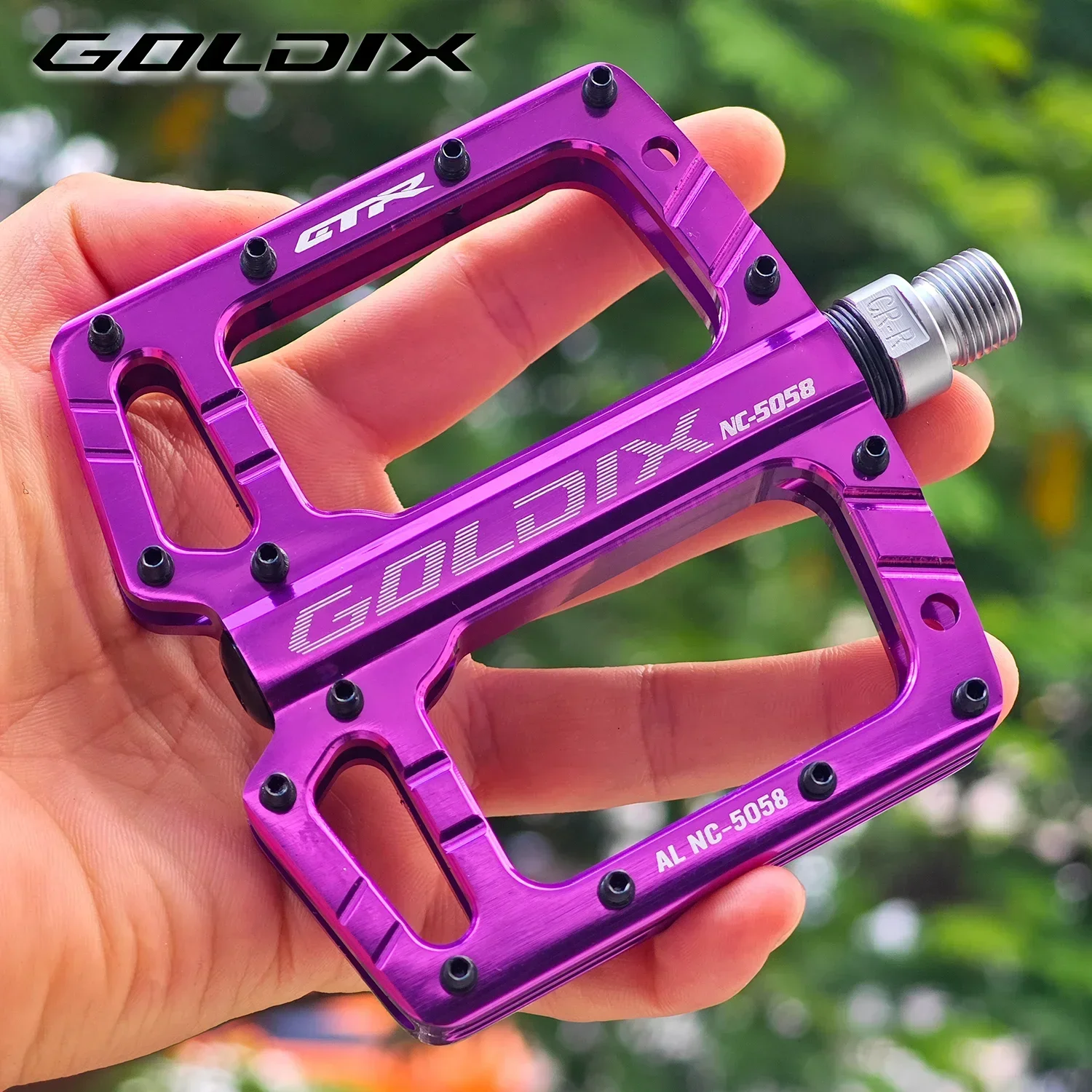 Велосипедная педаль GOLDIX, 3 шт., герметичный подшипник, педаль для горного велосипеда с ЧПУ, алюминиевый сплав, полая, большая площадь, противоскользящая, высокопрочная
Велосипедная педаль GOLDIX, 3 шт., герметичный подшипник, педаль для горного велосипеда с ЧПУ, алюминиевый сплав, полая, большая площадь, противоскользящая, высокопрочная