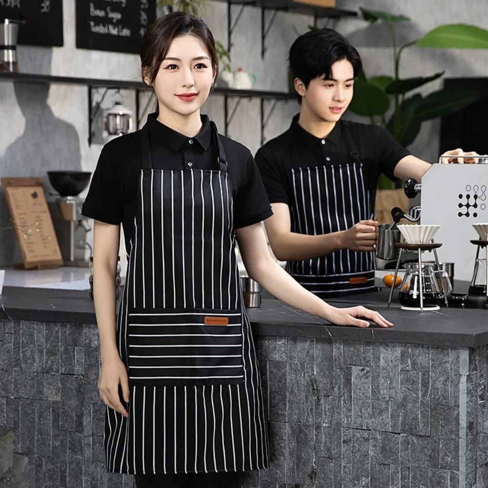 Cute kitchen apron with striped yarn trim and adjustable halter neck ideal for cooking baking catering and home use 125
Cute kitchen apron with striped yarn trim and adjustable halter neck ideal for cooking baking catering and home use 125
