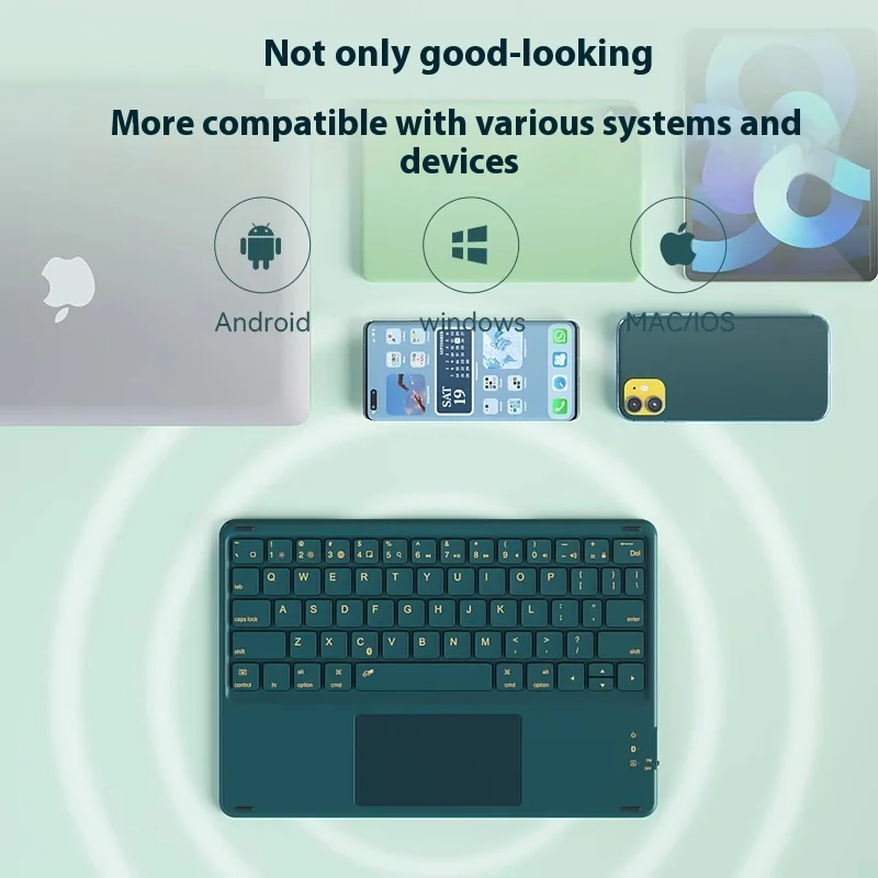 BOW HB321-C Wireless keyboard Bluetooth Portable Mini 64-key Mute Button Touch Control Business handy Office Keyboard gamer gift
BOW HB321-C Wireless keyboard Bluetooth Portable Mini 64-key Mute Button Touch Control Business handy Office Keyboard gamer gift