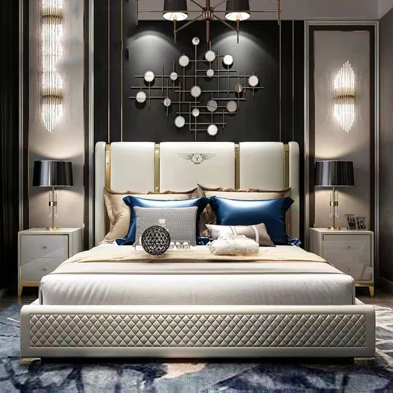 Soft Beds Modern Bedroom Queen Size Modern Japanese Italian Bed High Quality Household Cama Home Furniture For Sleeping
Soft Beds Modern Bedroom Queen Size Modern Japanese Italian Bed High Quality Household Cama Home Furniture For Sleeping