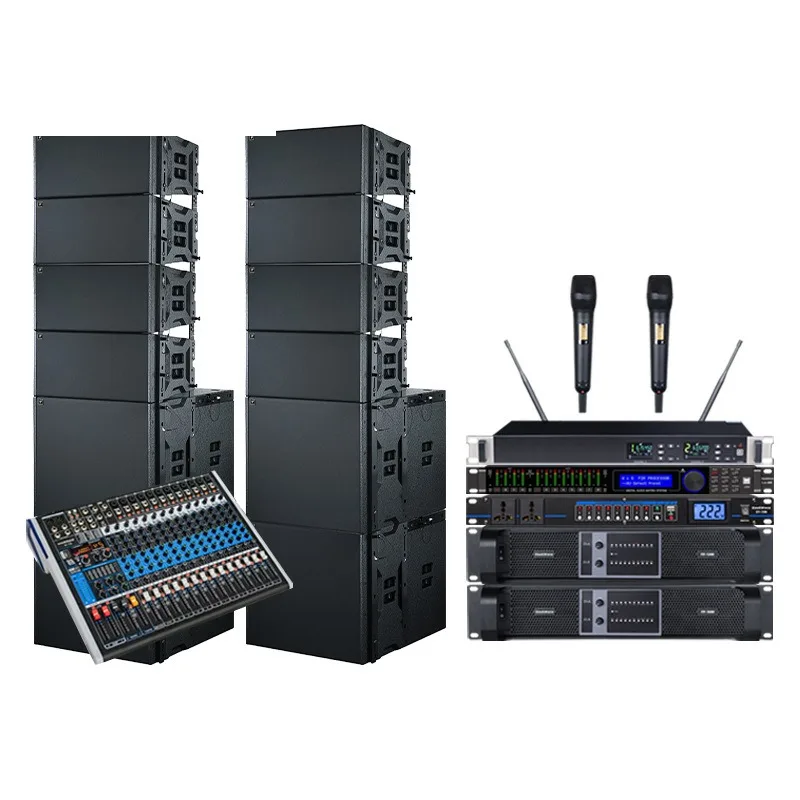 Professional audio outdoor waterproof 10-inch linear array speaker large performance audio CT/GT series
Professional audio outdoor waterproof 10-inch linear array speaker large performance audio CT/GT series