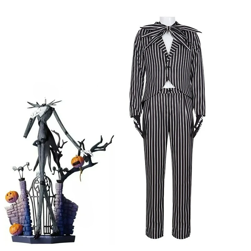 Christmas Eve Horror Jack Cos Clothing Skull Jack Men's Full Set Christmas Halloween Clothing Same Styleskin-friendly Comfort
Christmas Eve Horror Jack Cos Clothing Skull Jack Men's Full Set Christmas Halloween Clothing Same Styleskin-friendly Comfort