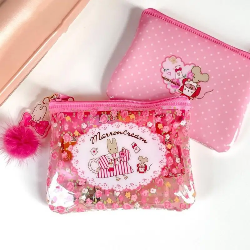 Kawaii Marroncream Pvc Storage Bag Transparent Mini Makeup Bag Travel Miscellaneous Storage Bag Cartoon Printed Gift For Girls
Kawaii Marroncream Pvc Storage Bag Transparent Mini Makeup Bag Travel Miscellaneous Storage Bag Cartoon Printed Gift For Girls