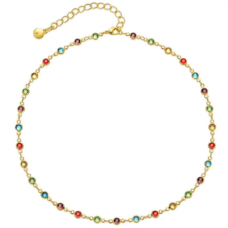 2024 Copper Plated 18K Gold Evil Eye Necklace Colorful Beads Zircon Design Adjustable Length Ethnic Necklace for Women
2024 Copper Plated 18K Gold Evil Eye Necklace Colorful Beads Zircon Design Adjustable Length Ethnic Necklace for Women