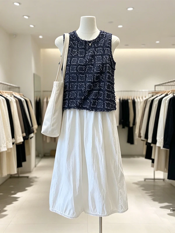 Large Size Women's Summer New Vintage Sleeveless Top Nine-Piece Balloon Pants Two-Piece Set Commute Korean Loose Fit High Waist
Large Size Women's Summer New Vintage Sleeveless Top Nine-Piece Balloon Pants Two-Piece Set Commute Korean Loose Fit High Waist
