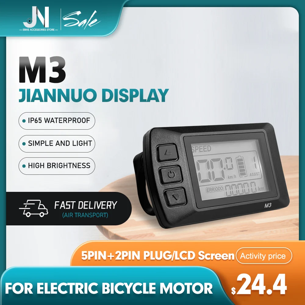 Дисплей для электрического велосипеда JN LCD M3 36 В/48 В 5PIN + 2PIN двойной разъем JIANNUO дисплей для комплекта для переоборудования электрического велосипеда аксессуары
Дисплей для электрического велосипеда JN LCD M3 36 В/48 В 5PIN + 2PIN двойной разъем JIANNUO дисплей для комплекта для переоборудования электрического велосипеда аксессуары
