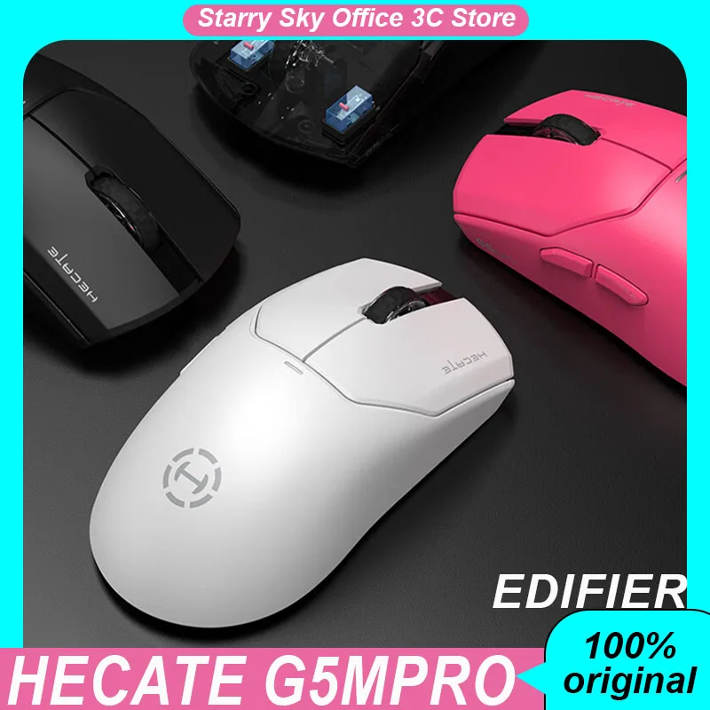 EDIFIER HECATE G5M Pro Wireless Mouse 4k Bluetooth Tri Mode PAW3395 Ergonomics Low latency Customized Gaming Mouse Laptops
EDIFIER HECATE G5M Pro Wireless Mouse 4k Bluetooth Tri Mode PAW3395 Ergonomics Low latency Customized Gaming Mouse Laptops