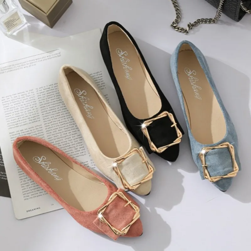 Summer Fashion Versatile Shallow Mouth Flat Bottom Women's Shoes for Lazy People To Step on Suede Low Heel Women's Single Shoes
Summer Fashion Versatile Shallow Mouth Flat Bottom Women's Shoes for Lazy People To Step on Suede Low Heel Women's Single Shoes
