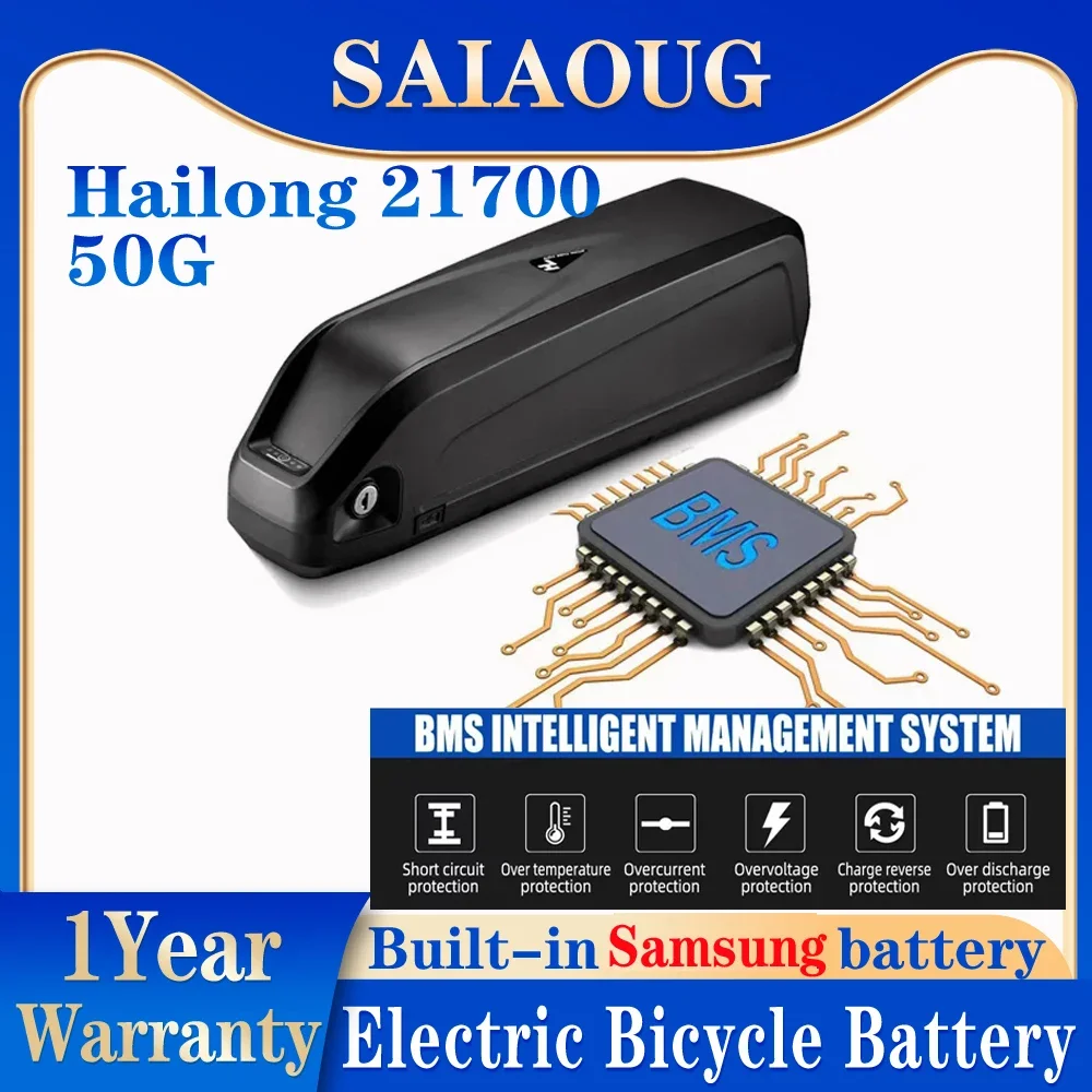 Hailong Ebike Battery 48V Max 30AH-60AH 21700 Lithium Electric Bicycle Battery for 2000W 750W 500W 350W 250W Motors
Hailong Ebike Battery 48V Max 30AH-60AH 21700 Lithium Electric Bicycle Battery for 2000W 750W 500W 350W 250W Motors