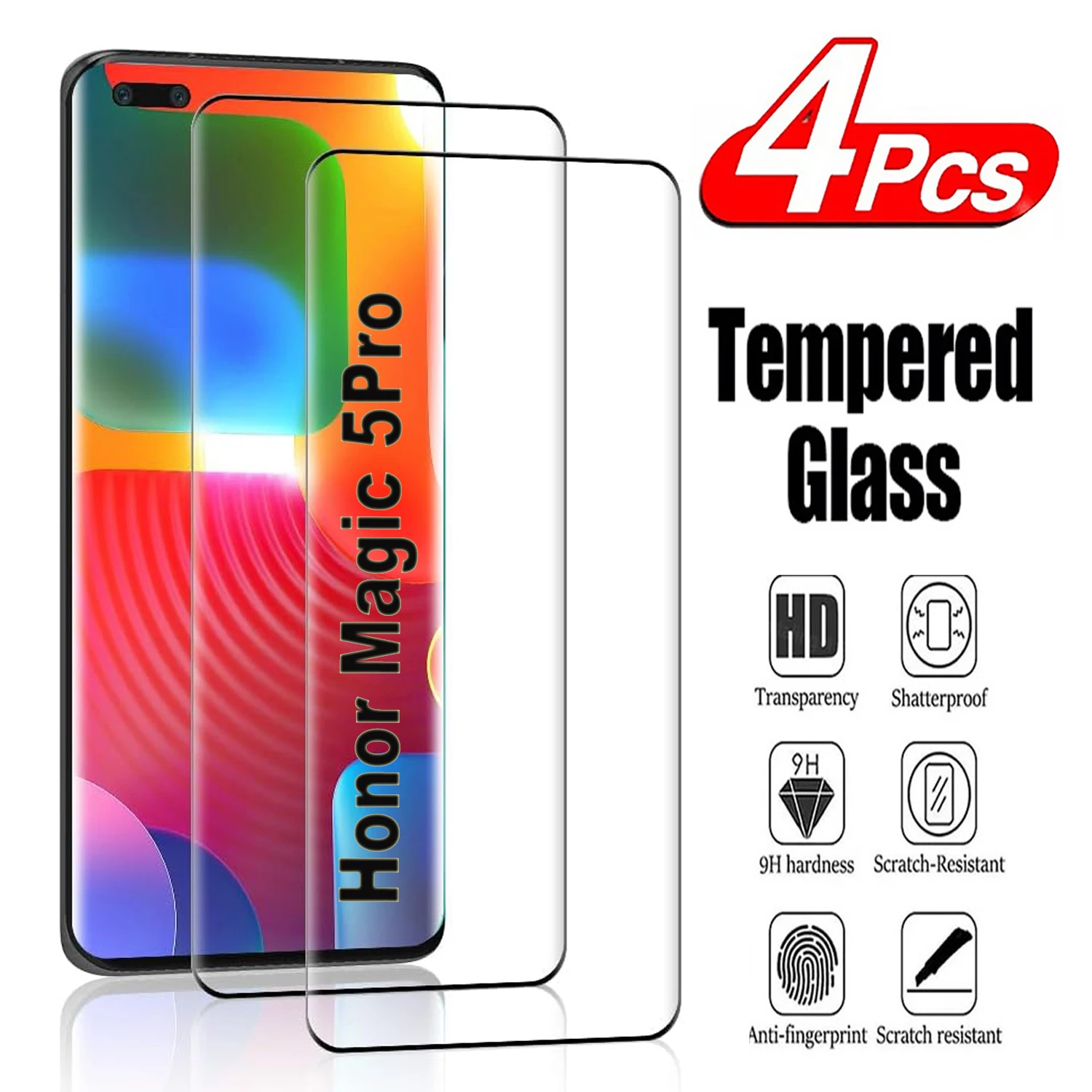 For Huawei Honor Magic 5 Pro, 9H Curved Four Sides Glue Tempered Glass 2/4Pcs HD Screen Protector
For Huawei Honor Magic 5 Pro, 9H Curved Four Sides Glue Tempered Glass 2/4Pcs HD Screen Protector