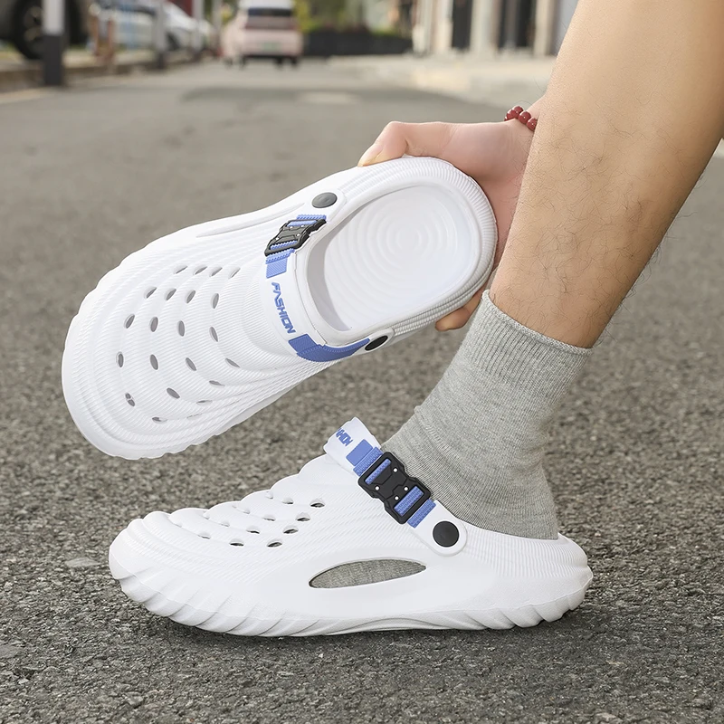 2026 New Summer Men's Closed Toe Clogs Outdoor EVA Slippers Anti-Slip Wear-Resistant Lightweight Beach Sandals
2026 New Summer Men's Closed Toe Clogs Outdoor EVA Slippers Anti-Slip Wear-Resistant Lightweight Beach Sandals