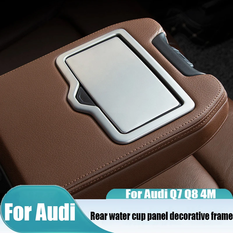 For Audi Q7 Q8 4M rear water cup armrest panel decorative frame car interior decoration product modification accessories
For Audi Q7 Q8 4M rear water cup armrest panel decorative frame car interior decoration product modification accessories