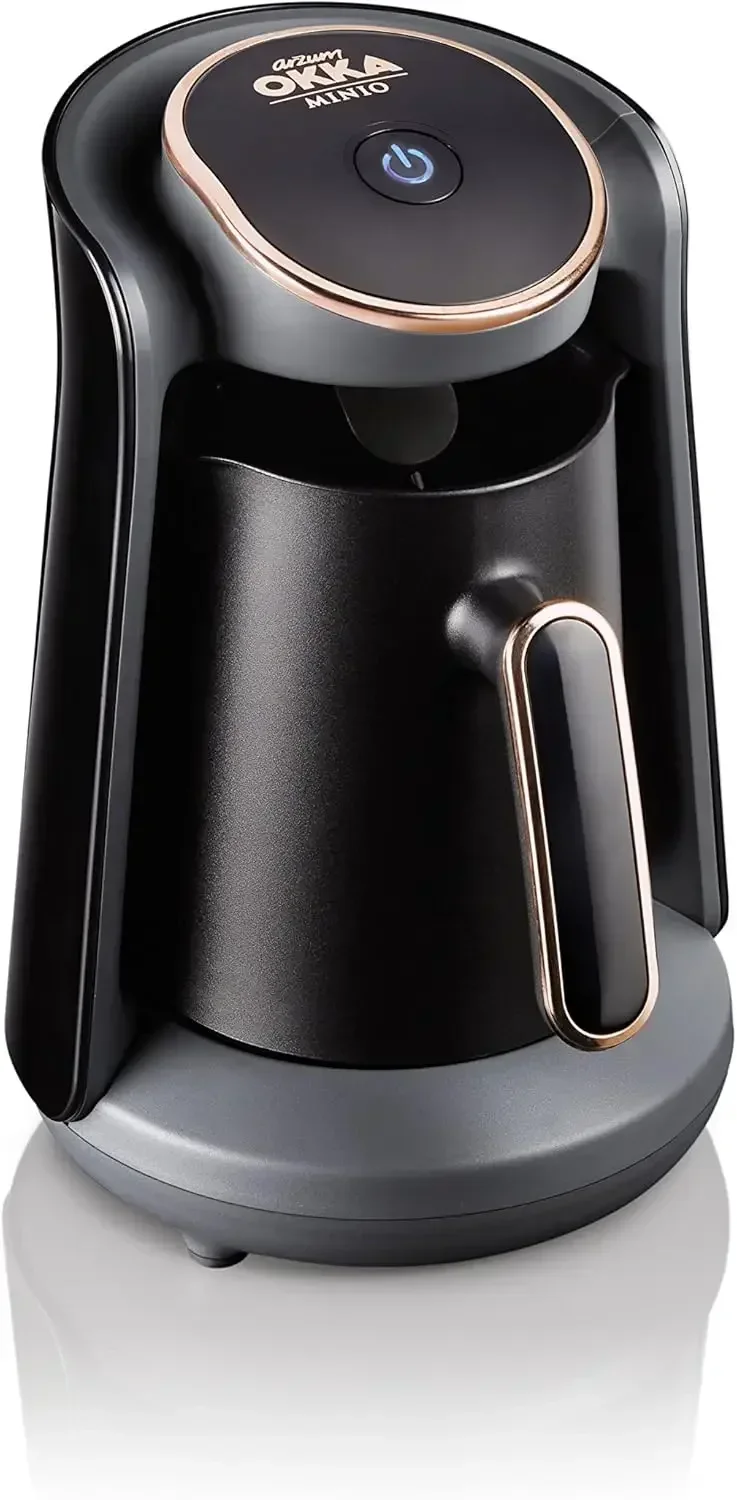 Minio Automatic Turkish/Greek Coffee Machine, USA 120V UL, 4 cups, Black/Gold
Minio Automatic Turkish/Greek Coffee Machine, USA 120V UL, 4 cups, Black/Gold