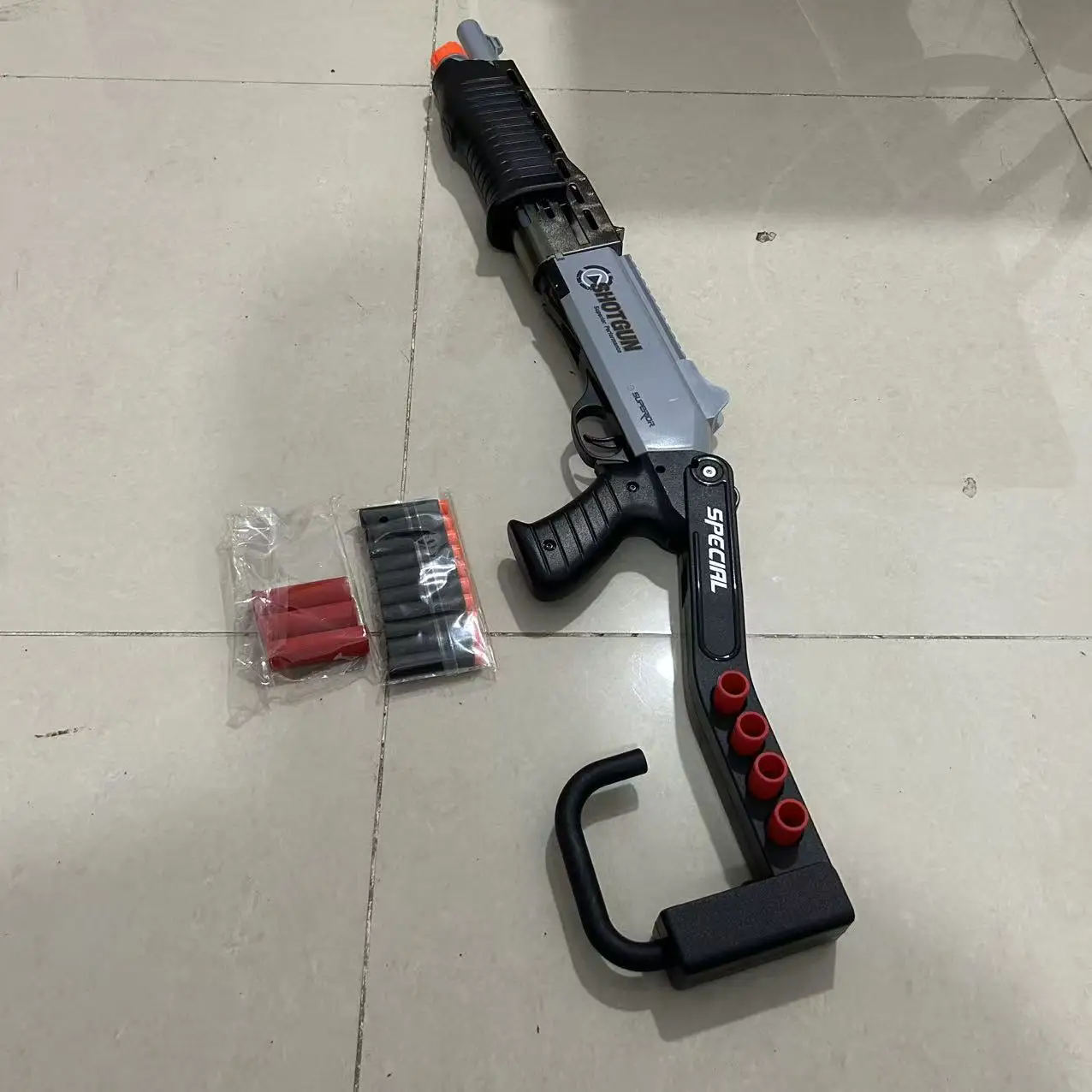 Новинка 2023 года, игрушечный пистолет SPAS, складной 12-метровый детский пистолет-распылитель, мягкая игрушечная модель пистолета для мальчиков
Новинка 2023 года, игрушечный пистолет SPAS, складной 12-метровый детский пистолет-распылитель, мягкая игрушечная модель пистолета для мальчиков