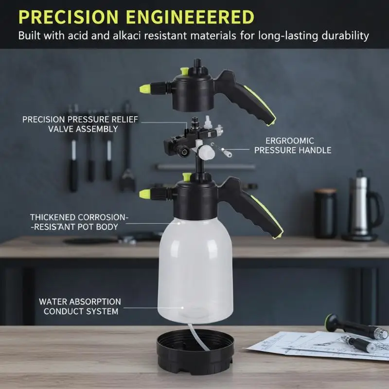 Handheld Pressure Spray Bottle Car Washing Garden Watering Multi Purpose Sprayer
Handheld Pressure Spray Bottle Car Washing Garden Watering Multi Purpose Sprayer