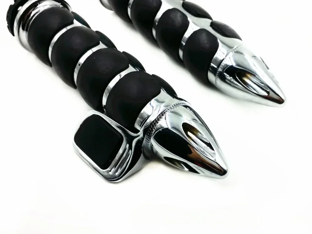 For Kawasaki Motorcycle Classic Cruiser Chopper Bobber Custom GL 1" Fat Spike Chrome Hand Grips W/Wide Palm Rest
For Kawasaki Motorcycle Classic Cruiser Chopper Bobber Custom GL 1" Fat Spike Chrome Hand Grips W/Wide Palm Rest