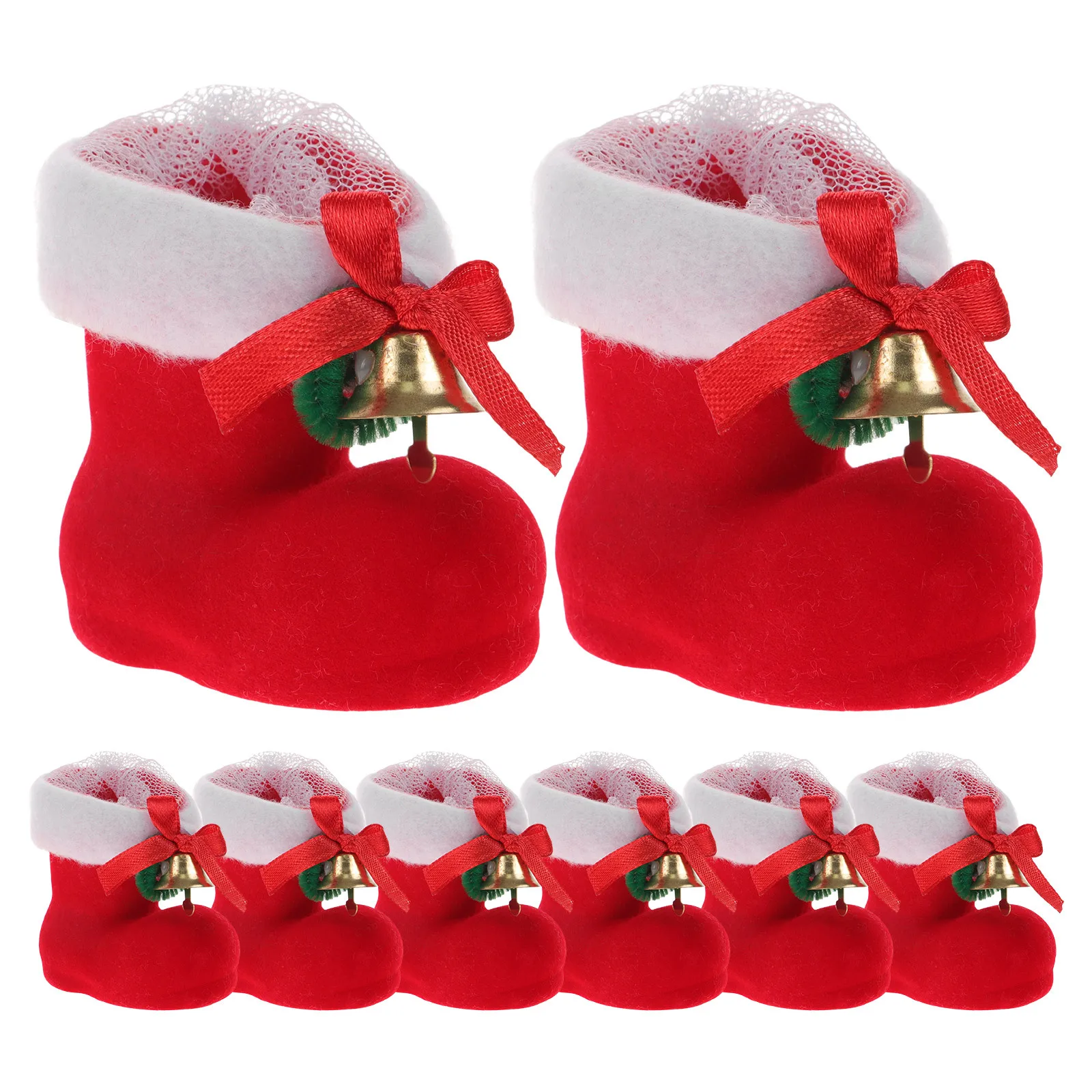 8pcs Christmas Candy Boots Gift For , Soft Flocking Snack Storage Bags, Holiday Party Decor, Candy Shoes For Christmas
8pcs Christmas Candy Boots Gift For , Soft Flocking Snack Storage Bags, Holiday Party Decor, Candy Shoes For Christmas