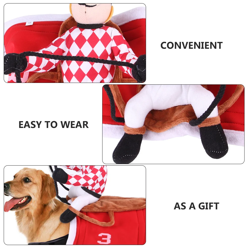 1 Set Dog Costume Polyester Cotton Clothes Various Sizes Easy Wear Plastic Buckle Suitable for Halloween Christmas Parties
1 Set Dog Costume Polyester Cotton Clothes Various Sizes Easy Wear Plastic Buckle Suitable for Halloween Christmas Parties
