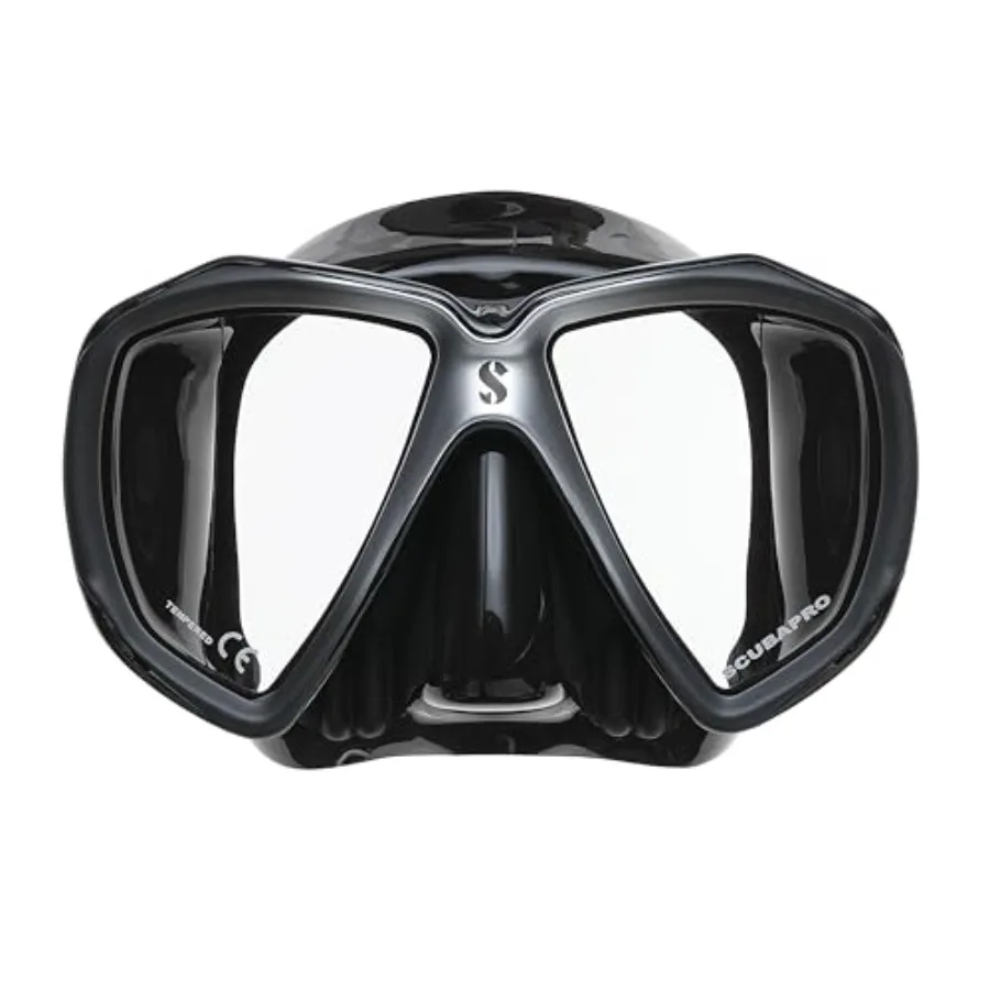 Spectra Low Volume 2 Window Dive Mask for scuba diving silicone skirt in black ultra-low volume and wide field of view
Spectra Low Volume 2 Window Dive Mask for scuba diving silicone skirt in black ultra-low volume and wide field of view