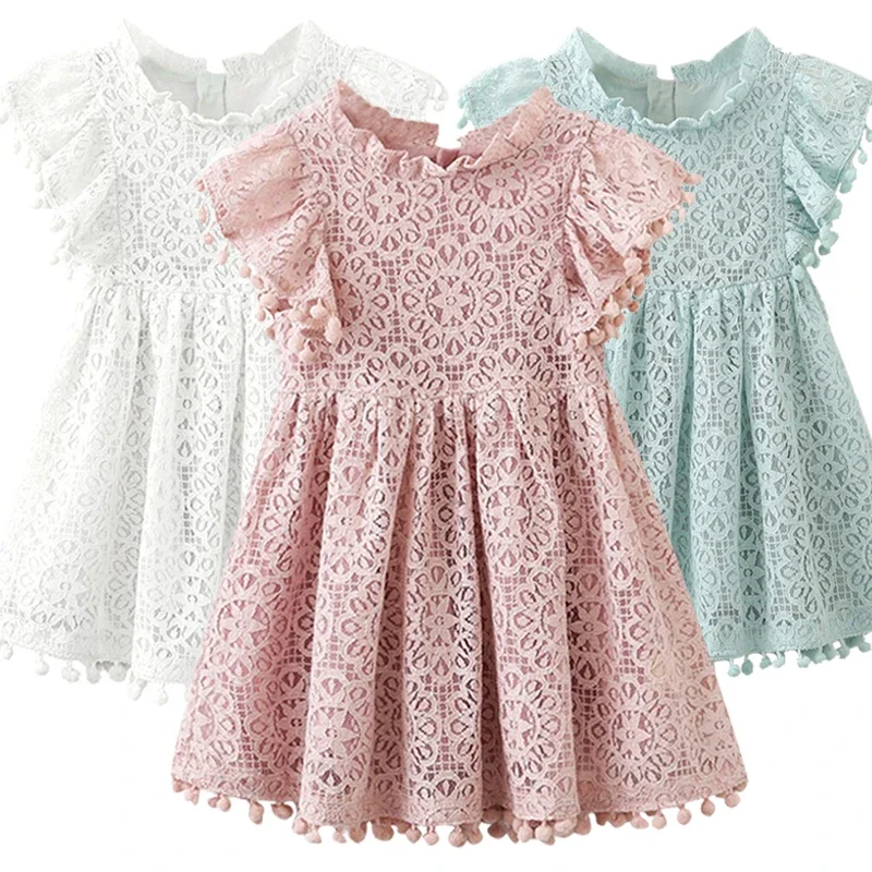 Girls Lace Flower Dress Summer Ball Gown Brithday Dresses Infant Baby Kids Cotton Princess Party Dress Children Clothing
Girls Lace Flower Dress Summer Ball Gown Brithday Dresses Infant Baby Kids Cotton Princess Party Dress Children Clothing