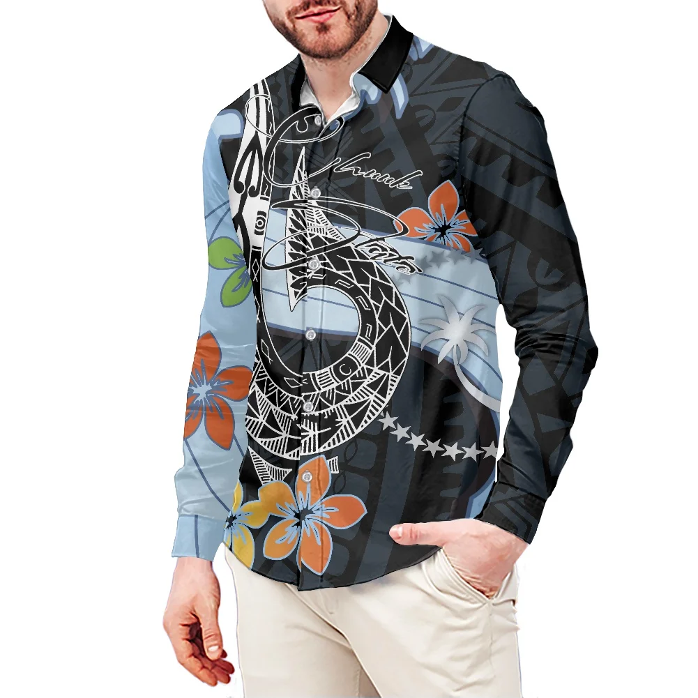 Spring Long Sleeves Lapel Men's Shirt Polyester Plus Size Clothing Chuuk Graphic Printing Shirt Suitable For Business Meetings
Spring Long Sleeves Lapel Men's Shirt Polyester Plus Size Clothing Chuuk Graphic Printing Shirt Suitable For Business Meetings
